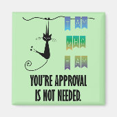 Ich bin der, der ich bin Square Magnet (Vorne)