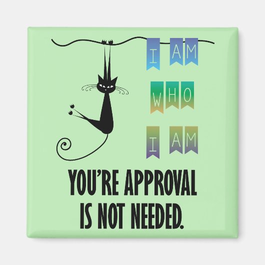 Ich bin der, der ich bin Square Magnet (Vorne)