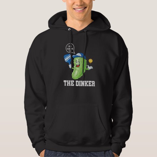 Ich bin der Dinker Pickleball Player Paddle Graphi Hoodie (Vorderseite)