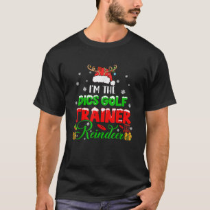 Ich bin der Disc-Golf-Trainer Rentier Weihnachten T-Shirt