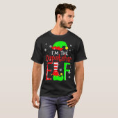 Ich bin der Dispatcher ELF Funny Christmas Elf Mat T-Shirt (Vorne ganz)