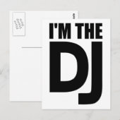 Ich bin der DJ Postkarte (Vorne/Hinten)