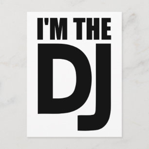 Ich bin der DJ Postkarte