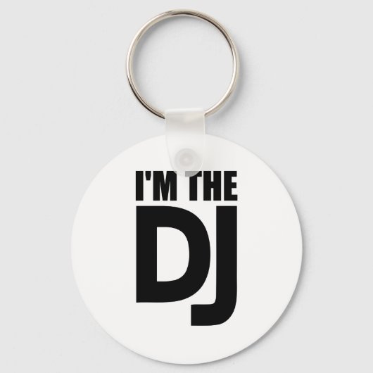 Ich bin der DJ Schlüsselanhänger (Vorderseite)