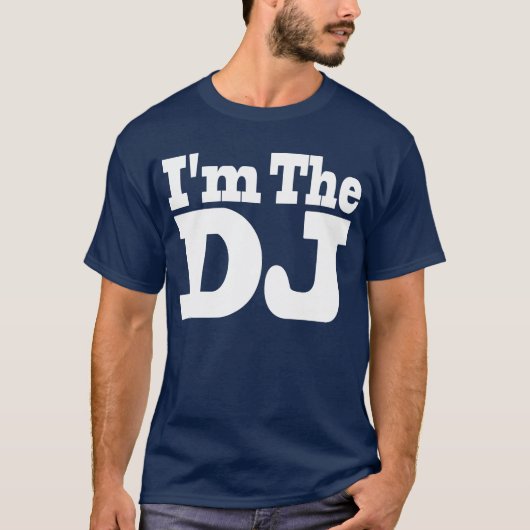 Ich bin der DJ T Shirt Dark (Vorderseite)