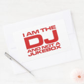 Ich bin der DJ und keine Duke-Box - Aufkleber (Umschlag)