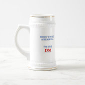 Ich bin der DM Bierglas (Links)