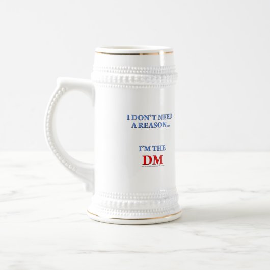 Ich bin der DM Bierglas (Links)