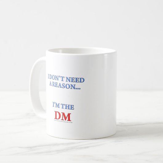 Ich bin der DM Kaffeetasse (Vorderseite Links)
