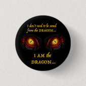 Ich bin der Drache Button (Vorderseite)