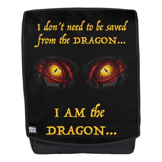 Ich bin der Drache Rucksack (Vorderseite)