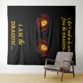 Ich bin der Drache Wandteppich (Beispiel (Horizontal))