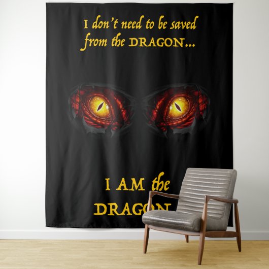 Ich bin der Drache Wandteppich (Beispiel)