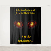 Ich bin der Drache Wandteppich (Vorderseite)