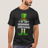 Ich bin der Drumming Leprechaun Funny St Patricks  T-Shirt (Vorderseite)