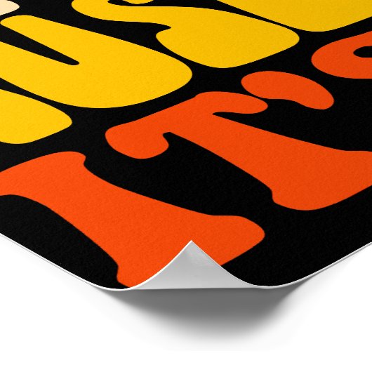 Ich bin der Ehemann, ich bin Groovy Funny Poster (Ecke)