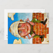 Ich bin der Ei-Mann. Postkarte (Vorne/Hinten)