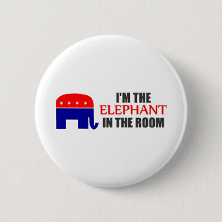 Ich bin der Elefant im Raum Button