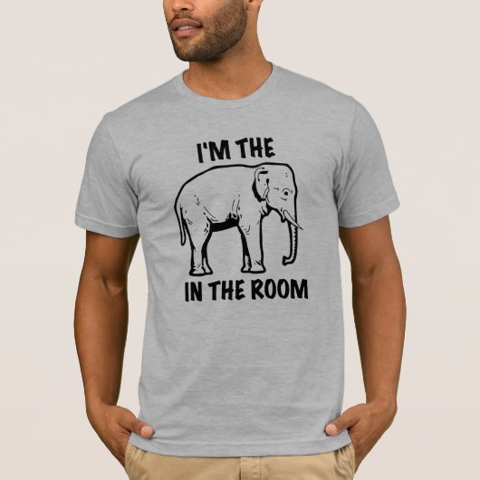 Ich bin DER ELEFANT IM RAUM ~ Grafik-T-Shirt T-Shirt (Vorderseite)