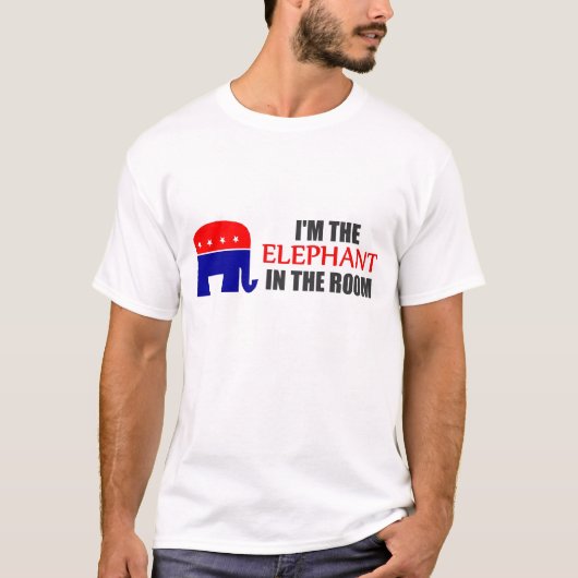 Ich bin der Elefant im Raum-T - Shirt (Vorderseite)