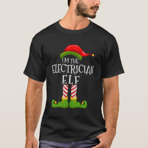 Ich bin der Elektriker Elf, der Weihnachten der Fa T-Shirt