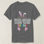 Ich bin der Englischlehrer Bunny Eas T-Shirt (Design vorne)