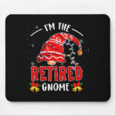 Ich bin der ermüdete Gnome Weihnachts-Ruhestand Gn Mousepad (Vorne)