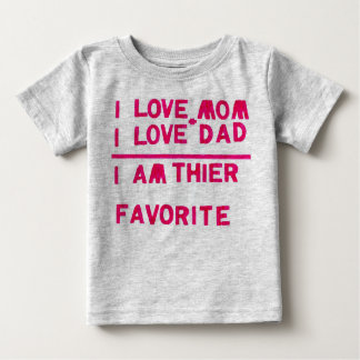 Ich bin der Favorit Baby T-shirt