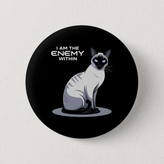 Ich bin der Feind bei der Wahl Trumps 2024 T Button (Vorderseite)