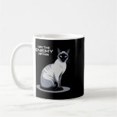 Ich bin der Feind bei der Wahl Trumps 2024 T Kaffeetasse (Links)