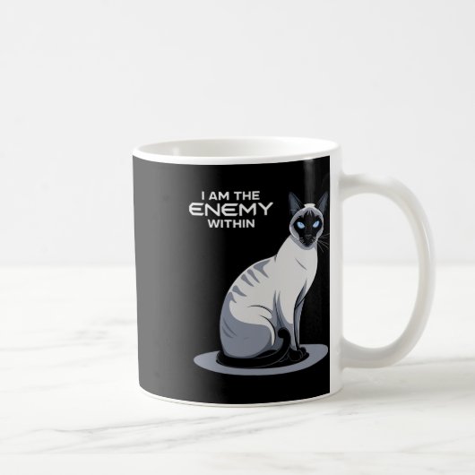 Ich bin der Feind bei der Wahl Trumps 2024 T Kaffeetasse (Rechts)