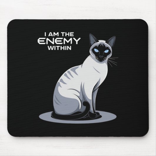 Ich bin der Feind bei der Wahl Trumps 2024 T Mousepad (Vorne)