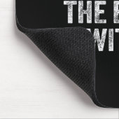 Ich bin der Feind in der Zeit, Trump 2024 Electi z Mousepad (Ecke)