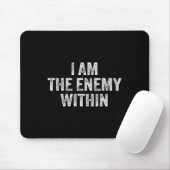 Ich bin der Feind in der Zeit, Trump 2024 Electi z Mousepad (Mit Mouse)