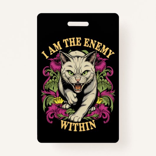 Ich bin der Feind in Harris Walz 2024 Ausweis (Vorderseite)