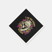 Ich bin der Feind in Harris Walz 2024 Serviette (Ecke)