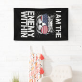 Ich bin der Feind in Kamala Harris 2024 Banner (Insitu)