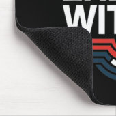 Ich bin der Feind innerhalb T-Shirts und stimme Tr Mousepad (Ecke)