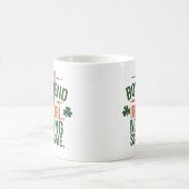 Ich bin der Freund einer irischen Girl-Tasse Kaffeetasse (Mittel)