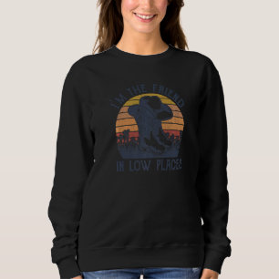 Ich bin der Freund im Westen des Lebens Landes Sweatshirt