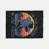 Ich bin der Freund in niedrigen Orten Cowboyhut Co Fleecedecke (Vorderseite (Horizontal))