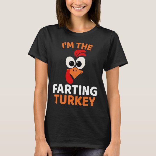 Ich bin der furzende Truthahn T-Shirt (Vorderseite)