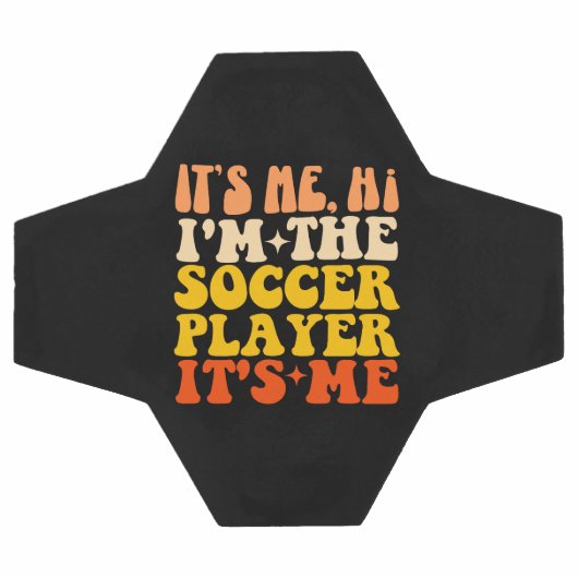 Ich bin der Fußballspieler. Ich bin's. Fußball (Flach)