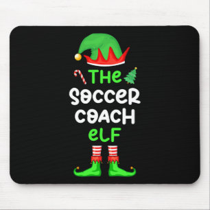 Ich bin der Fußballtrainer-Elf-Christmas-Matching- Mousepad