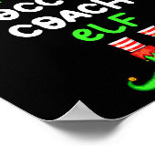 Ich bin der Fußballtrainer-Elf-Christmas-Matching- Poster (Ecke)