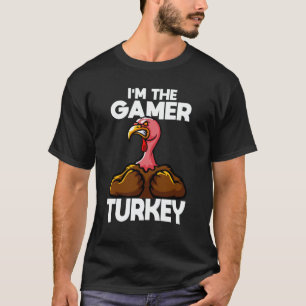Ich bin der Gamer Turkey Family Erntedank T-Shirt