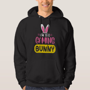 Ich bin der Gaming Bunny Rabbit Oars Easter Day Hoodie