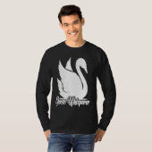 Ich bin der Gänseflüsterer Wasservogel Tier Gans T-Shirt (Vorne ganz)
