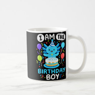 Ich bin der Geburtstagsjunge Kinder Axolotl Geburt Kaffeetasse