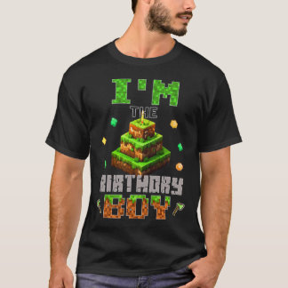 Ich bin der Geburtstagsjunge Party Video Gamer Pix T-Shirt